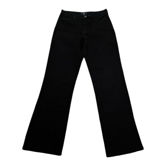 NYDJ Women’s Barbara Bootcut Fit Black Denim Jeans size 10 - Picture 2 of 10